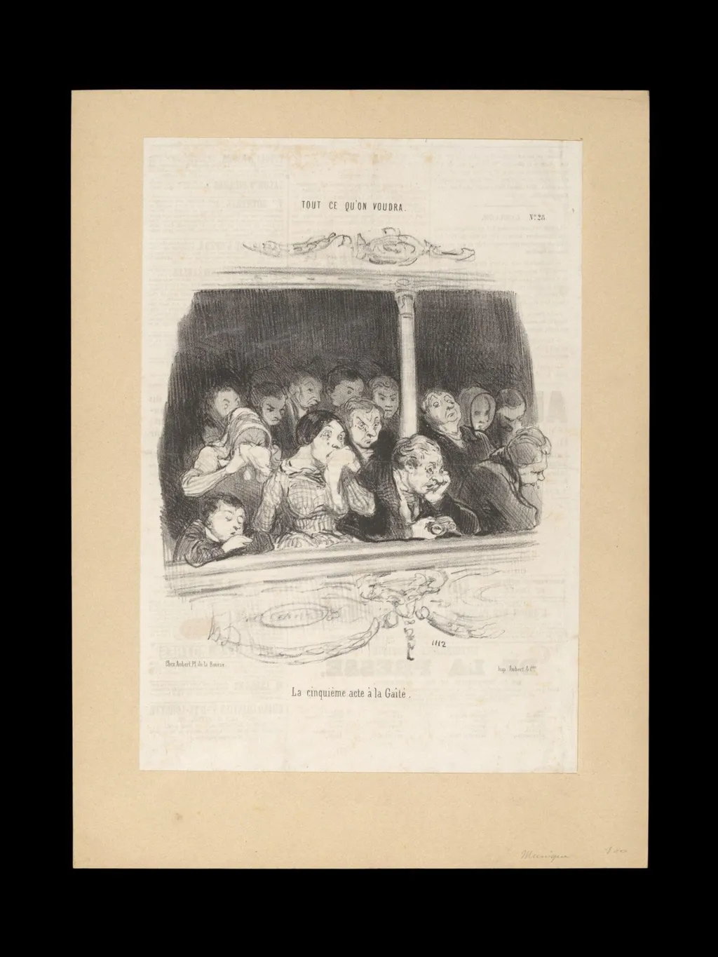 H Beard Print Collection, by Honoré Daumier, 1850