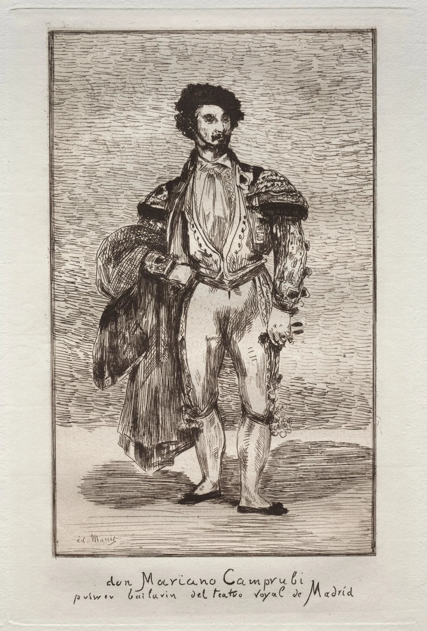 Le Bailarin ( Don Mariano Camprubi ), detail