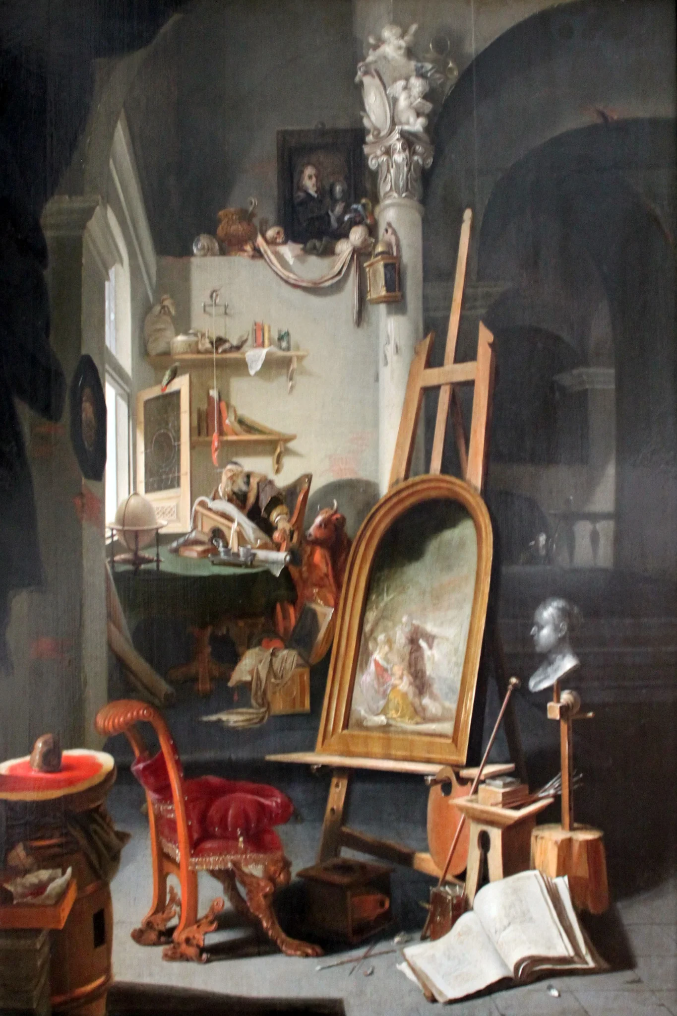 The Workshop of the Evangelist Luke, detail