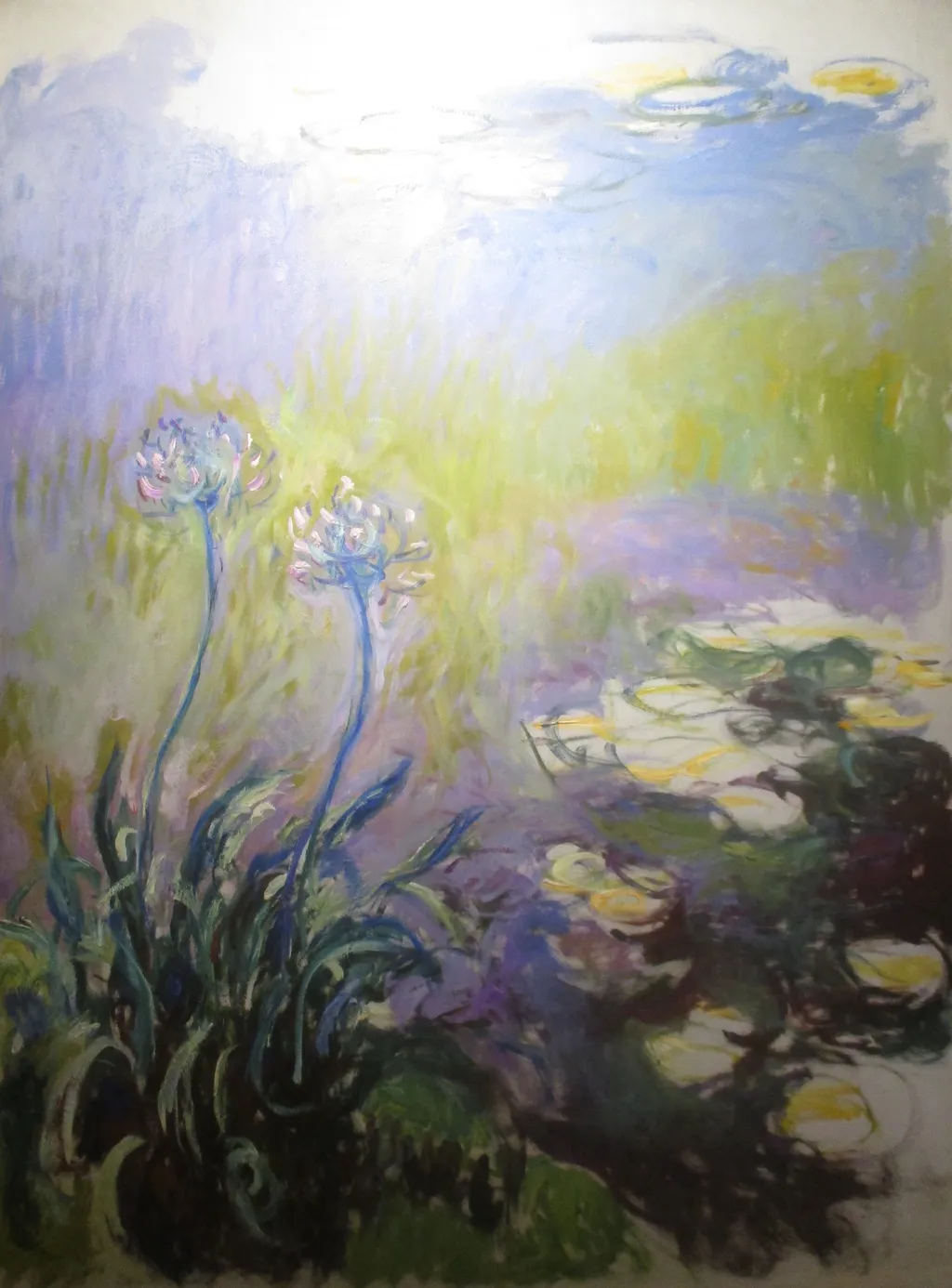 Agapanthes, by Claude Monet, oil, 1900