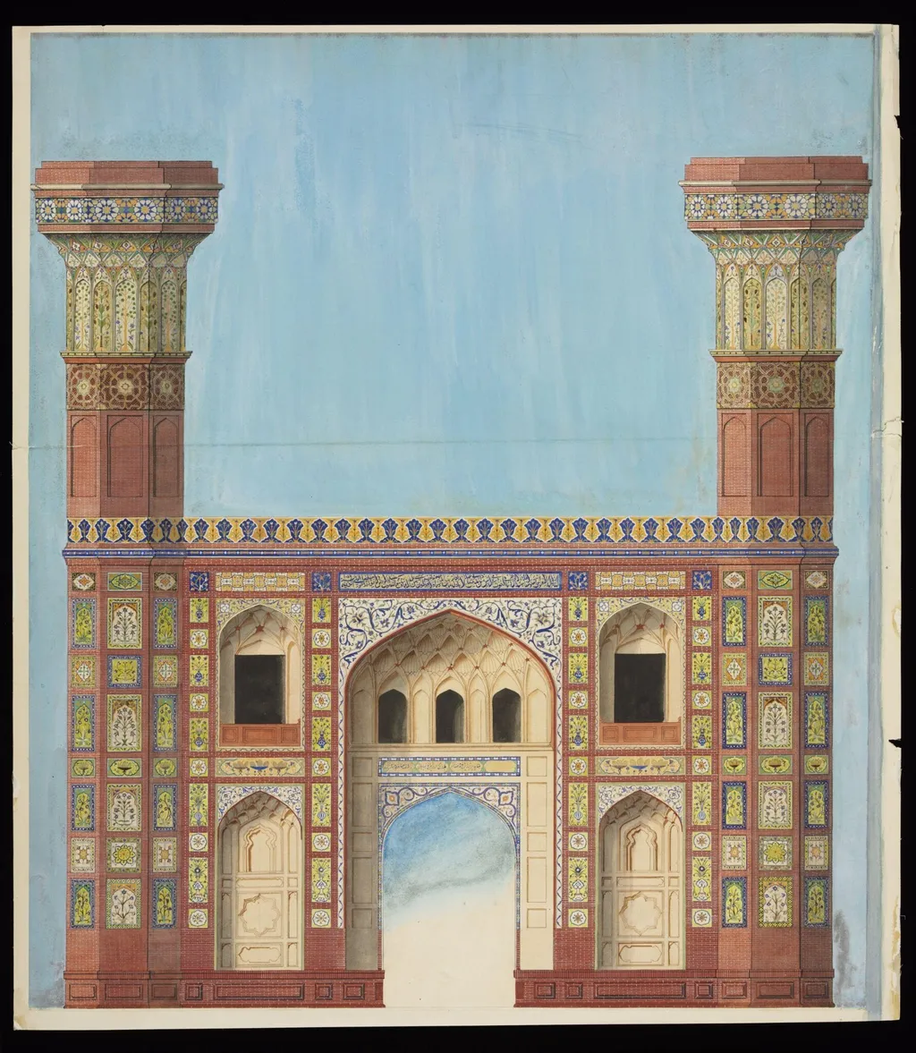 Untitled, by Amir Baksh, 1876