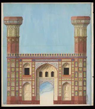 Untitled, by Amir Baksh, 1876