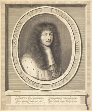 Louis XIV, by Robert Nanteuil, ink, 1662