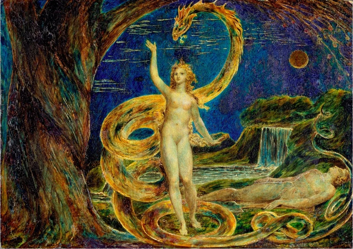 Eve Tempted by the Serpent, detail