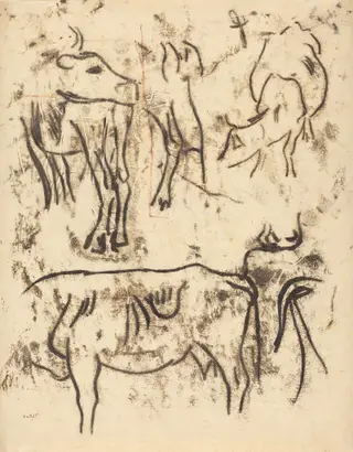 Animal Studies, by Paul Gauguin, 1902