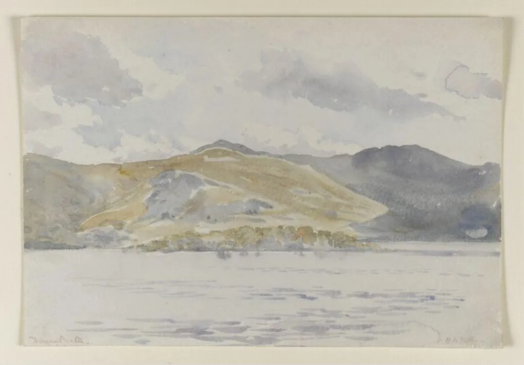 Derwentwater, by Beatrix Potter, watercolor, 1900