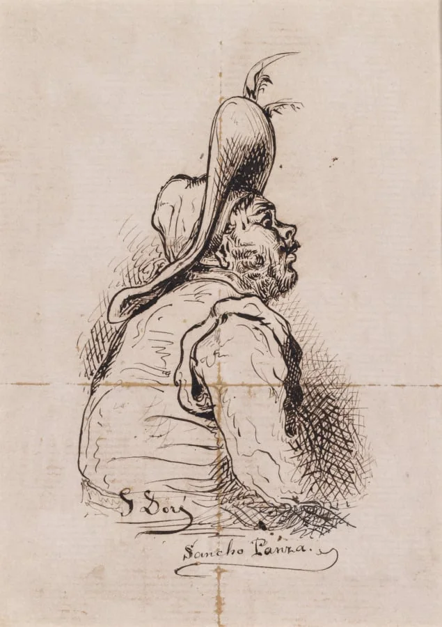 Sancho Panza, detail