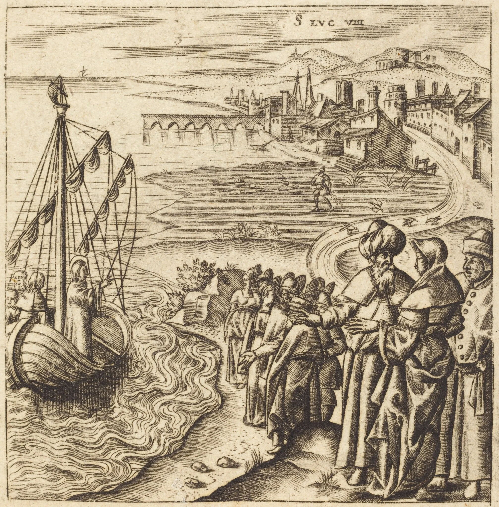 Christ on the Lake, detail