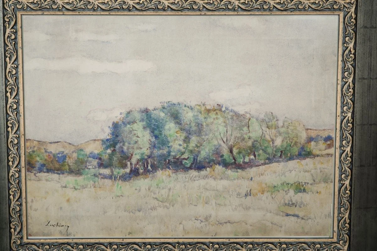 Peisaj la Moinești, detail