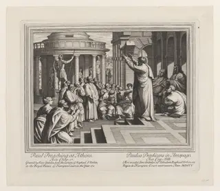 The Seven Famous Cartons [sic] of Raphael Urbin, by Simon II Gribelin, 1720