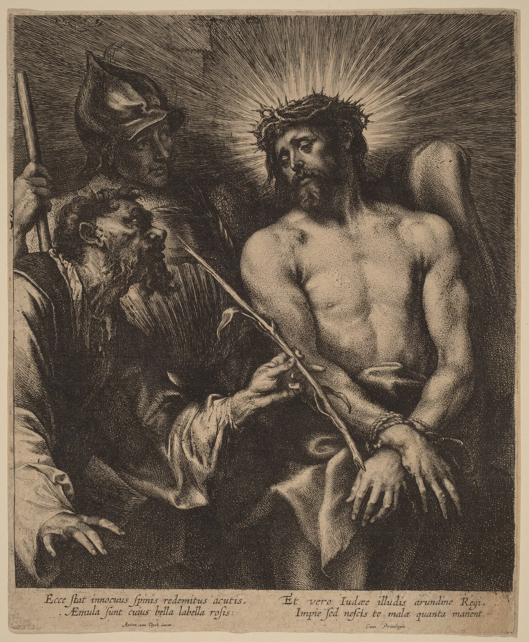 Christ Crowned with Thorns, detail
