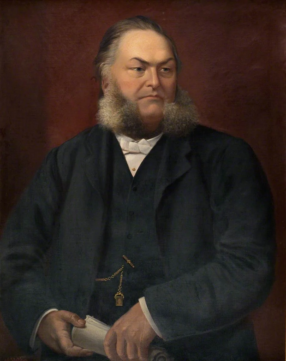 Reverend E. Herbert Evans of Carnarvon (1836–1896), detail