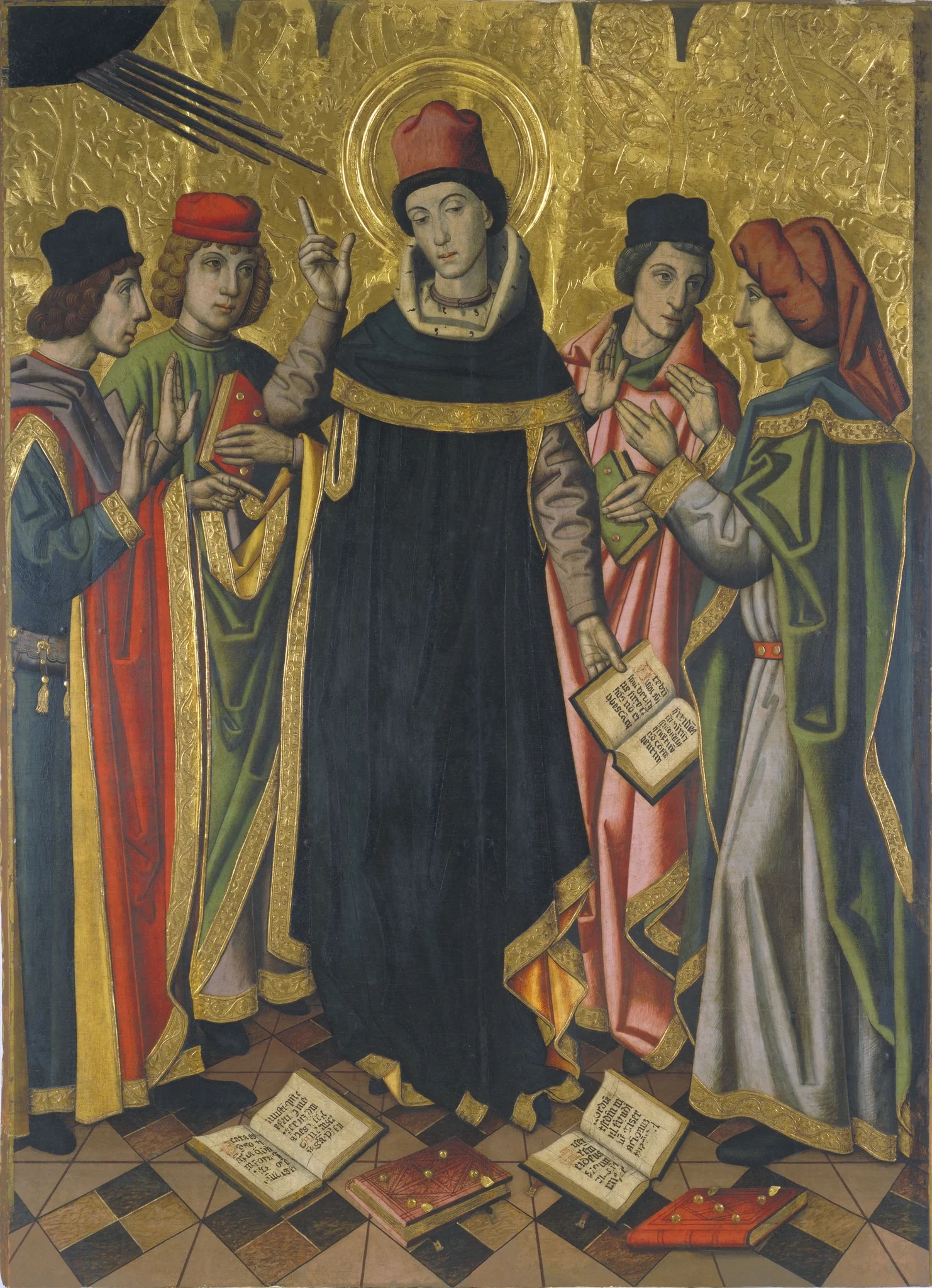 The Conversion of Saint Augustine, detail