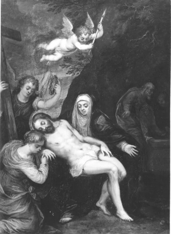 Beweinung Christi (zugeschrieben), detail