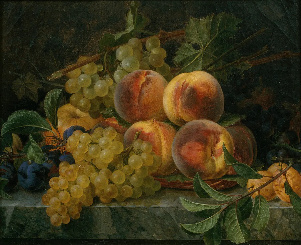 Still Life, by Francisco Lacoma y Fontanet, oil, 1814