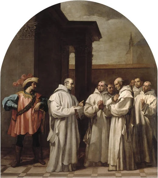 Pope Urban II Calls Saint Bruno to Rome, detail