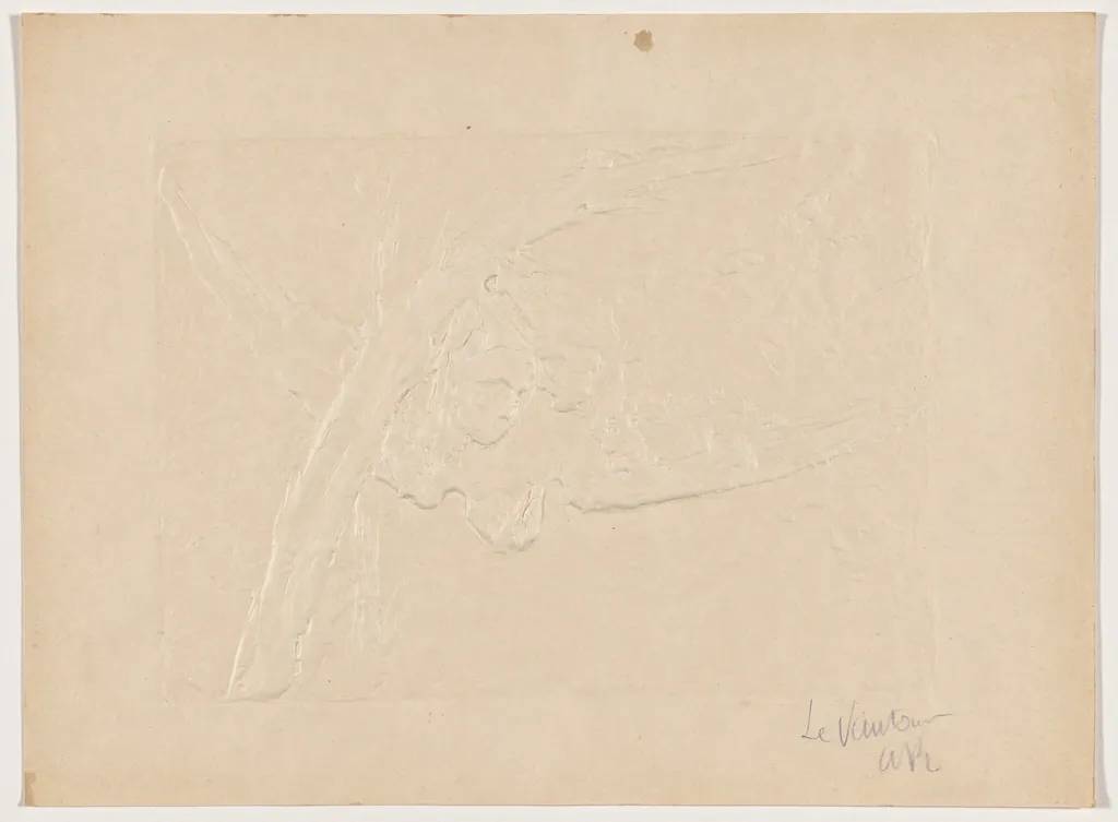 Le vautour (The Vulture), by Aristide Rouseaud, ink, 1895