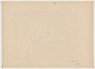 Le vautour (The Vulture), by Aristide Rouseaud, ink, 1895