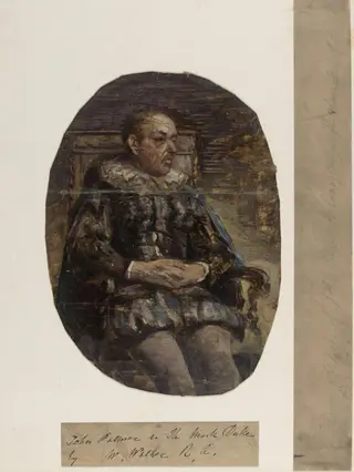 Harry Beard Print Collection, by W. Walker, paint, 1750