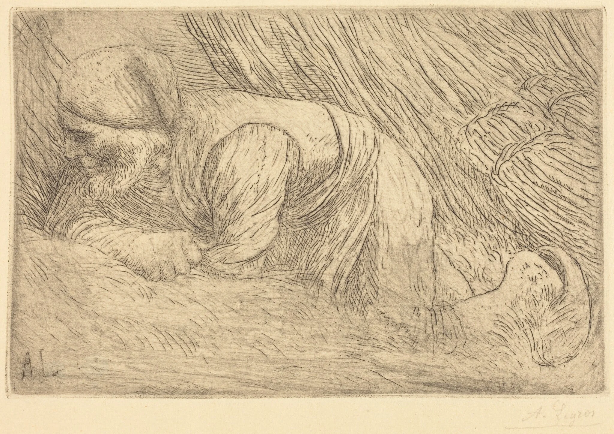 Fagot-gatherer (Le fagotier), detail