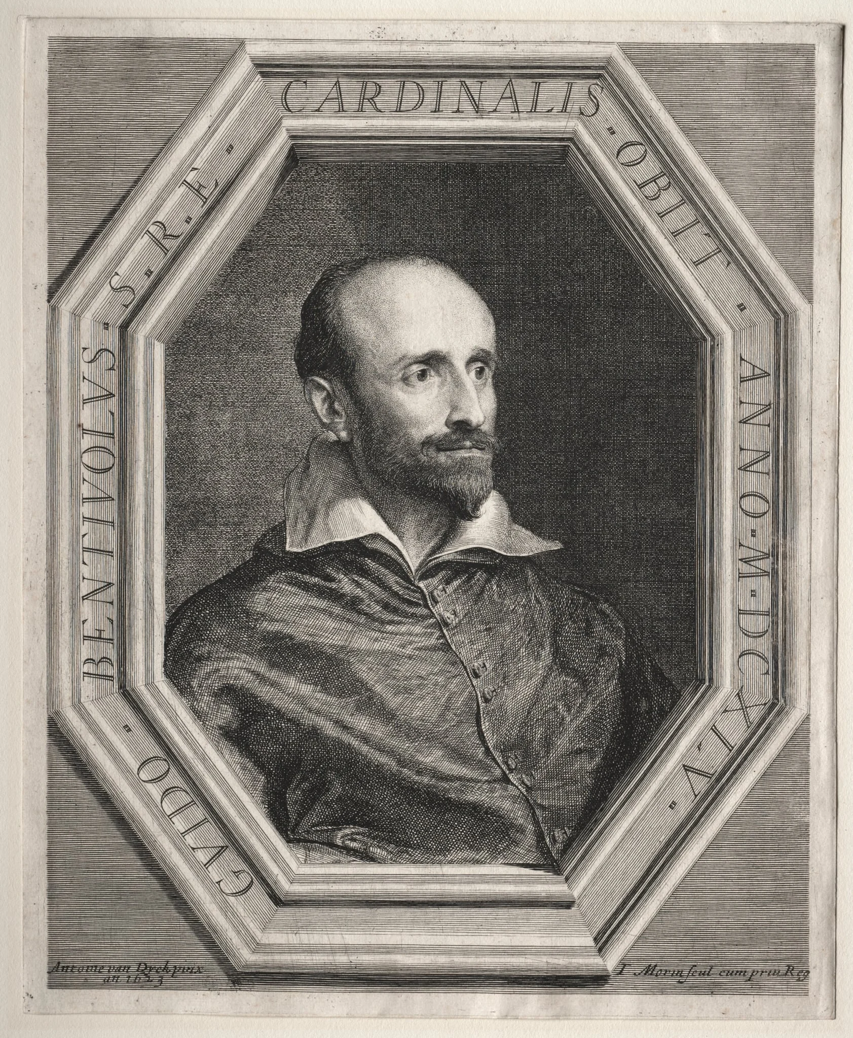 Cardinal Guido Bentivoglio, Papal Nuncio at the Court of Louis XIII, detail