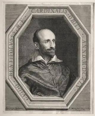 Cardinal Guido Bentivoglio, Papal Nuncio at the Court of Louis XIII, by Jean Morin, 1632