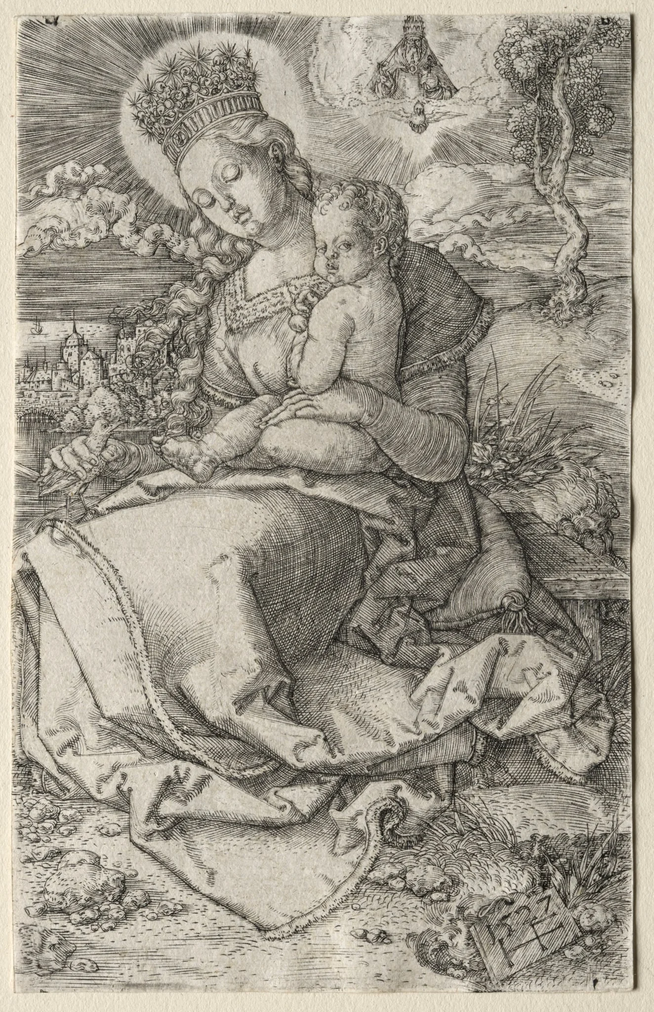 Virgin with a Crown of Stars, detail