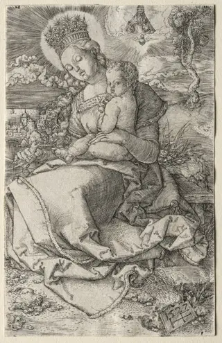 Virgin with a Crown of Stars, by Monogrammist HF, 1527