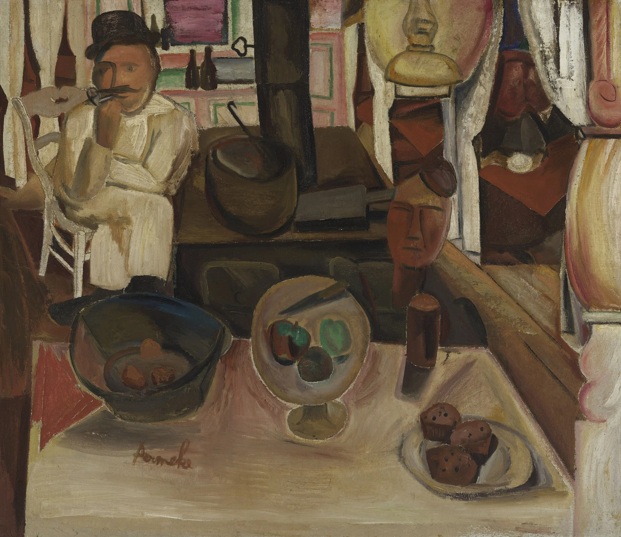Pastry Stall, detail