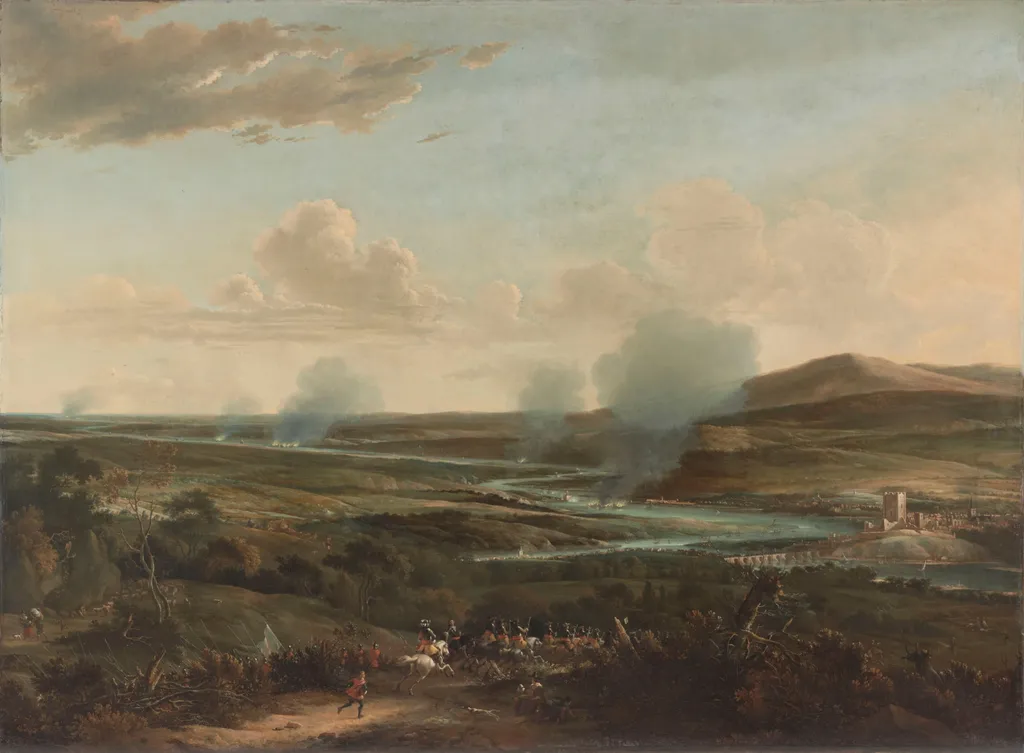 The Battle of Medway, by Willem Schellinks, oil, 1668