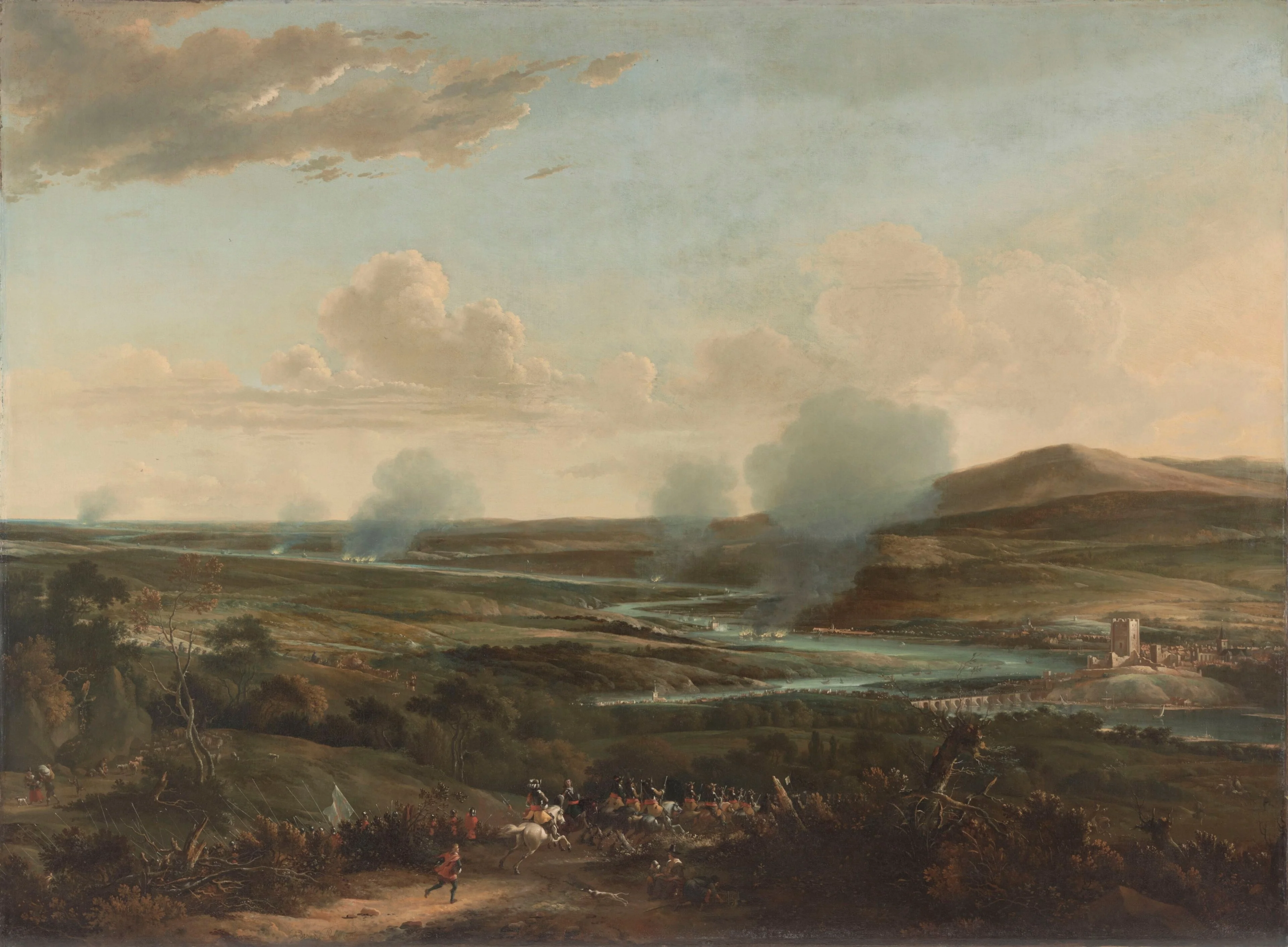 The Battle of Medway, detail