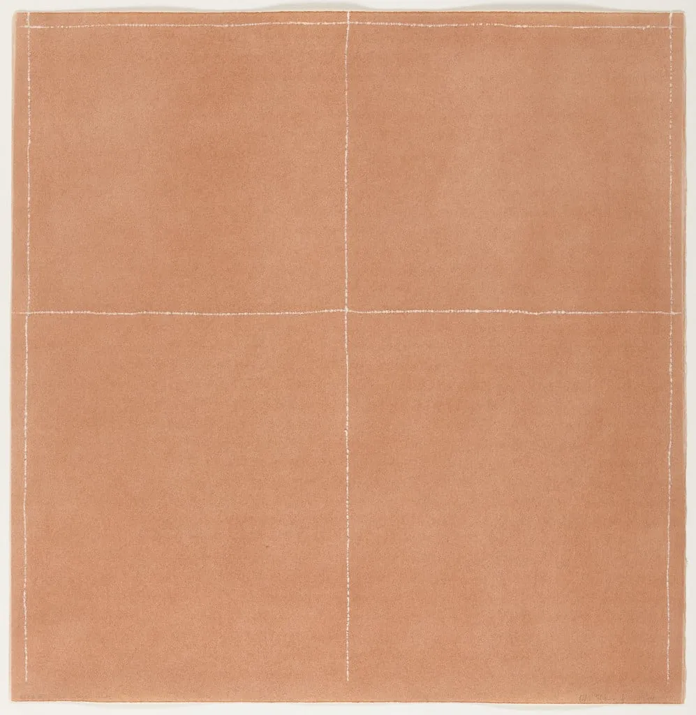 Untitled, by Edda Renouf, pastel, 1974