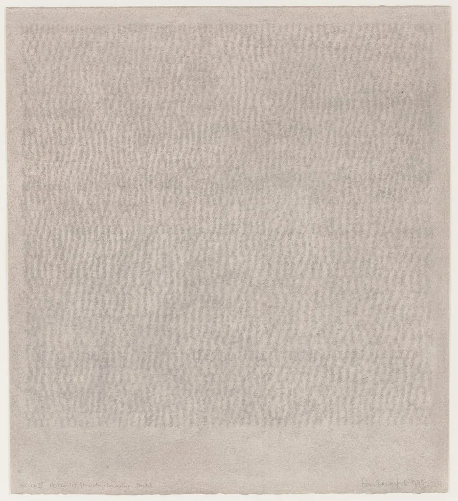 Untitled, by Edda Renouf, pastel, 1973