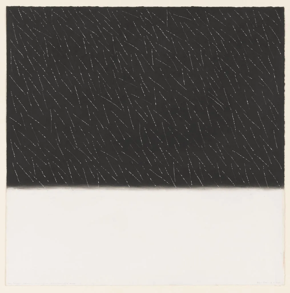 Untitled, by Edda Renouf, pastel, 1977