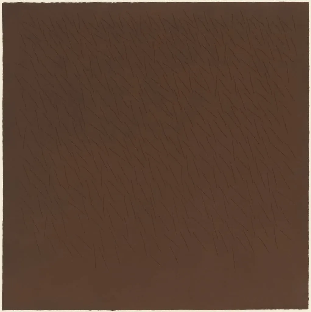 Untitled, by Edda Renouf, pastel, 1976