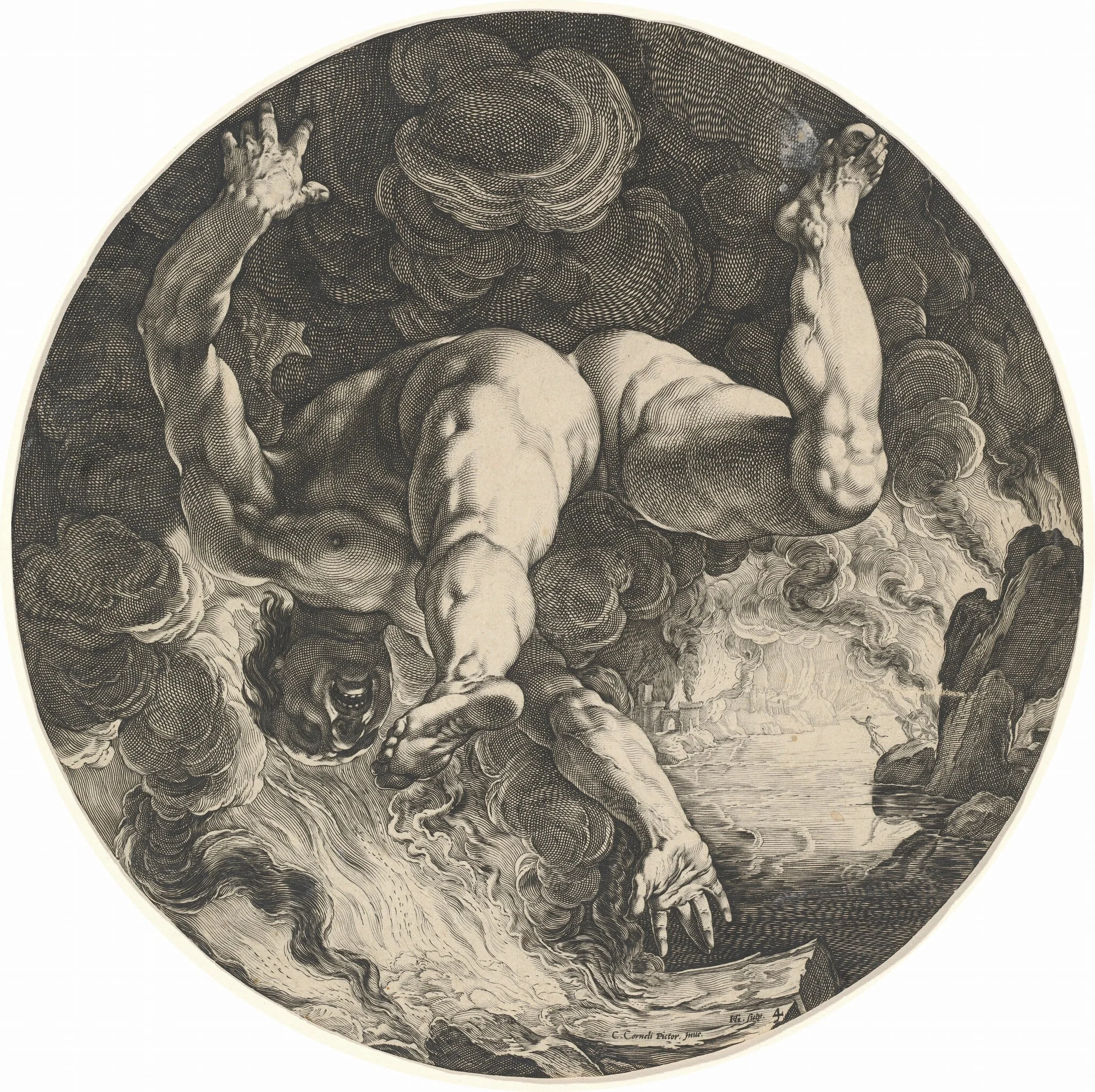 Ixion, detail