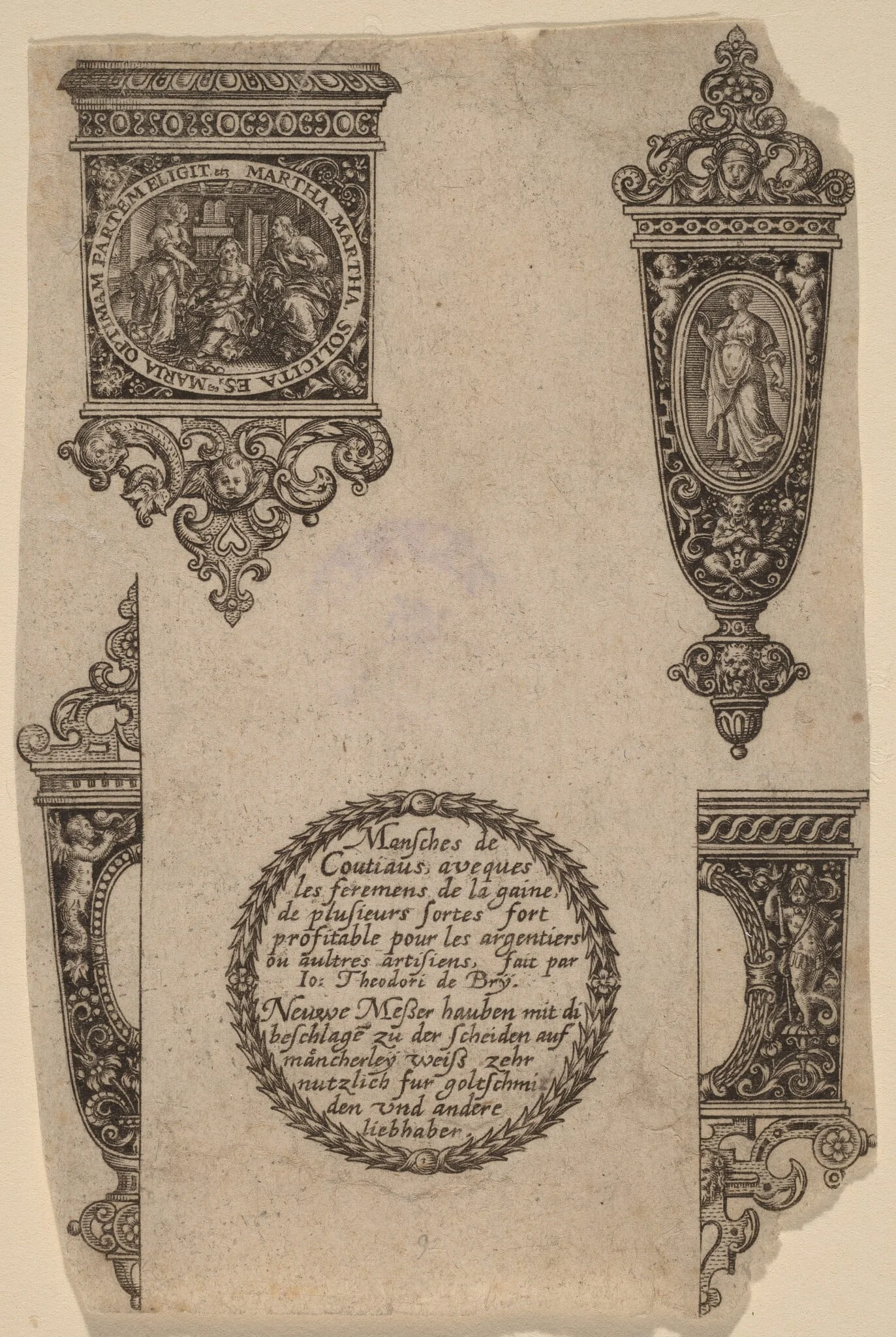 Ornament for Knife Handle, detail