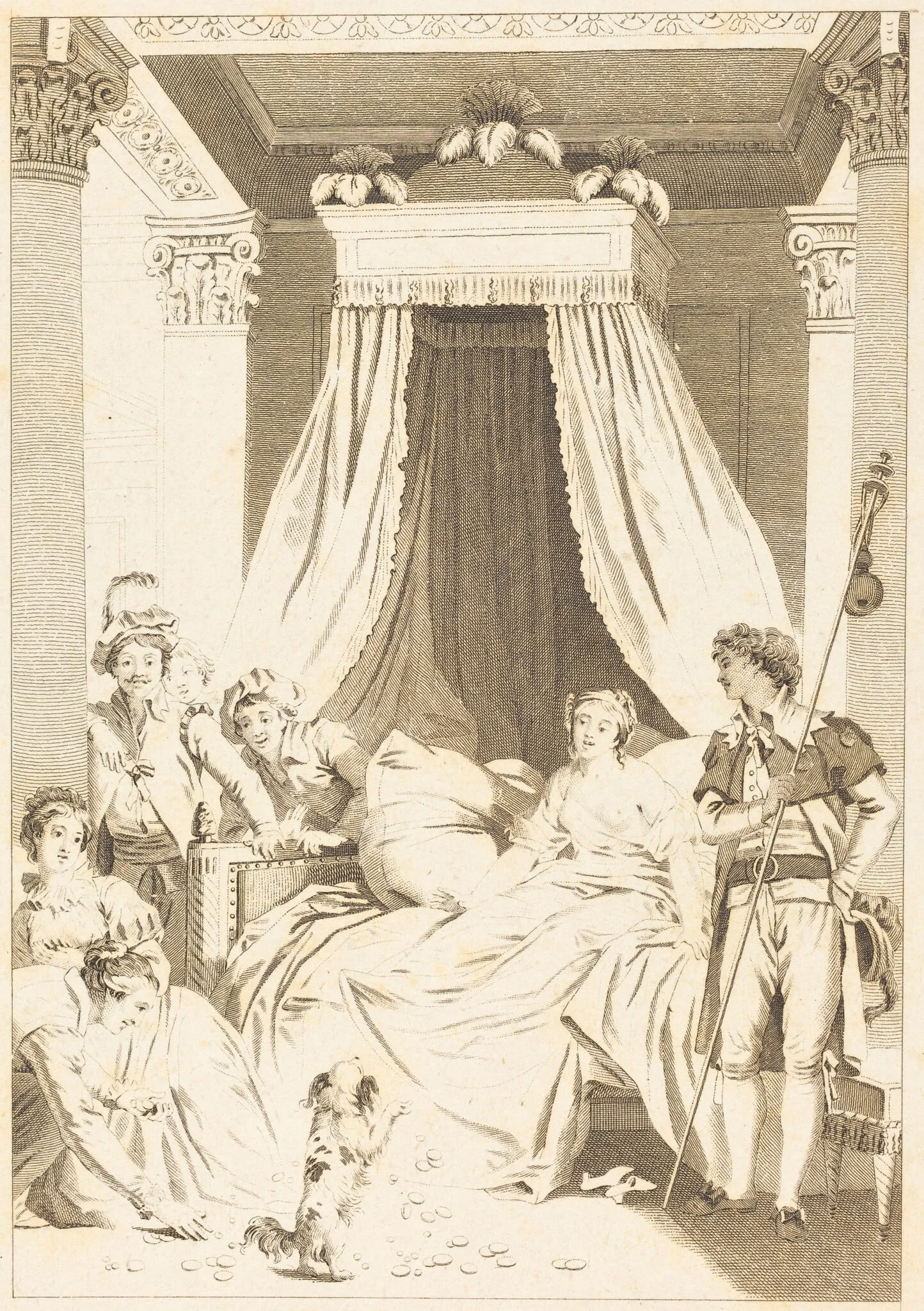 Le petit chien, detail