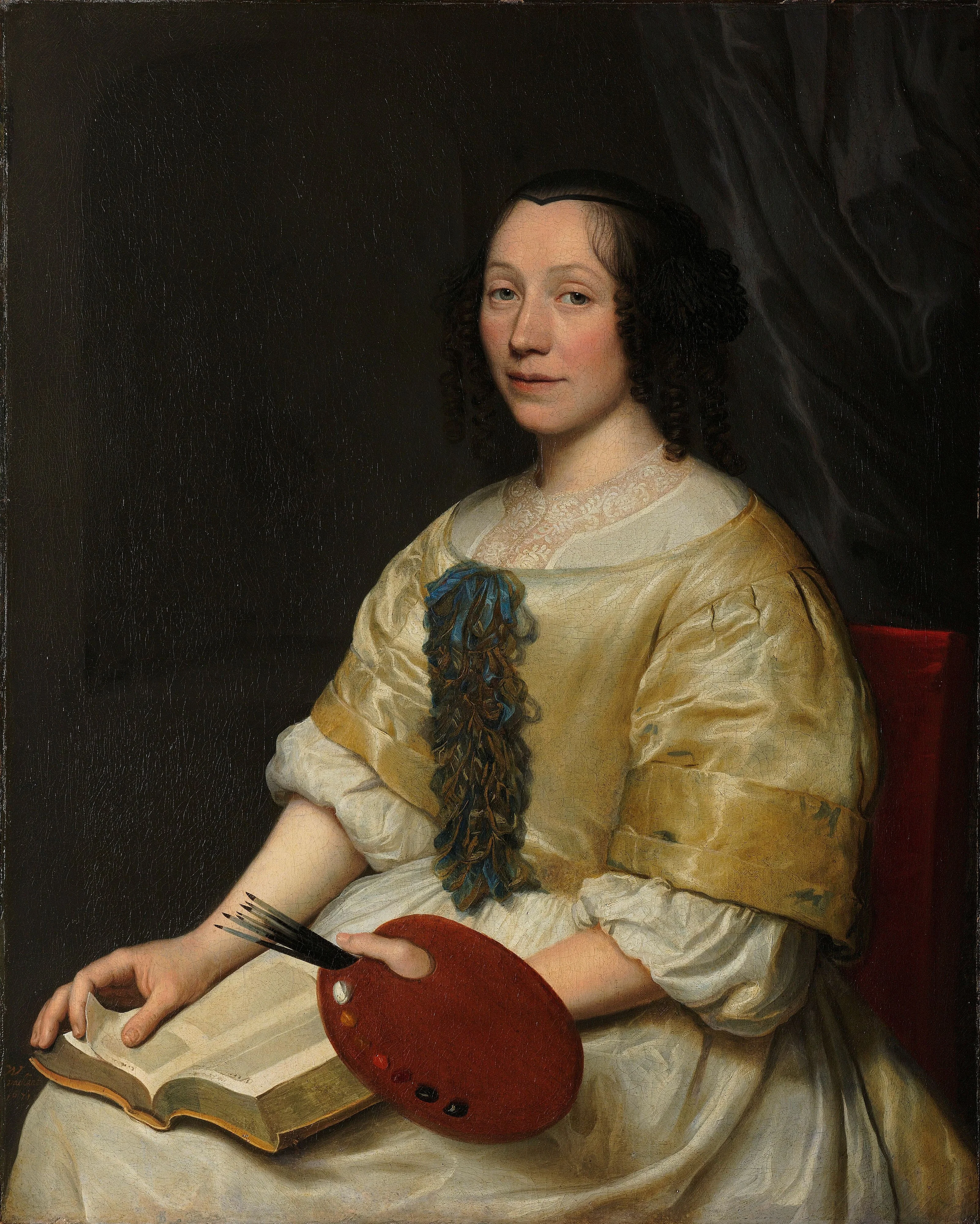 Maria van Oosterwijck (1630-93). Flower painter, detail