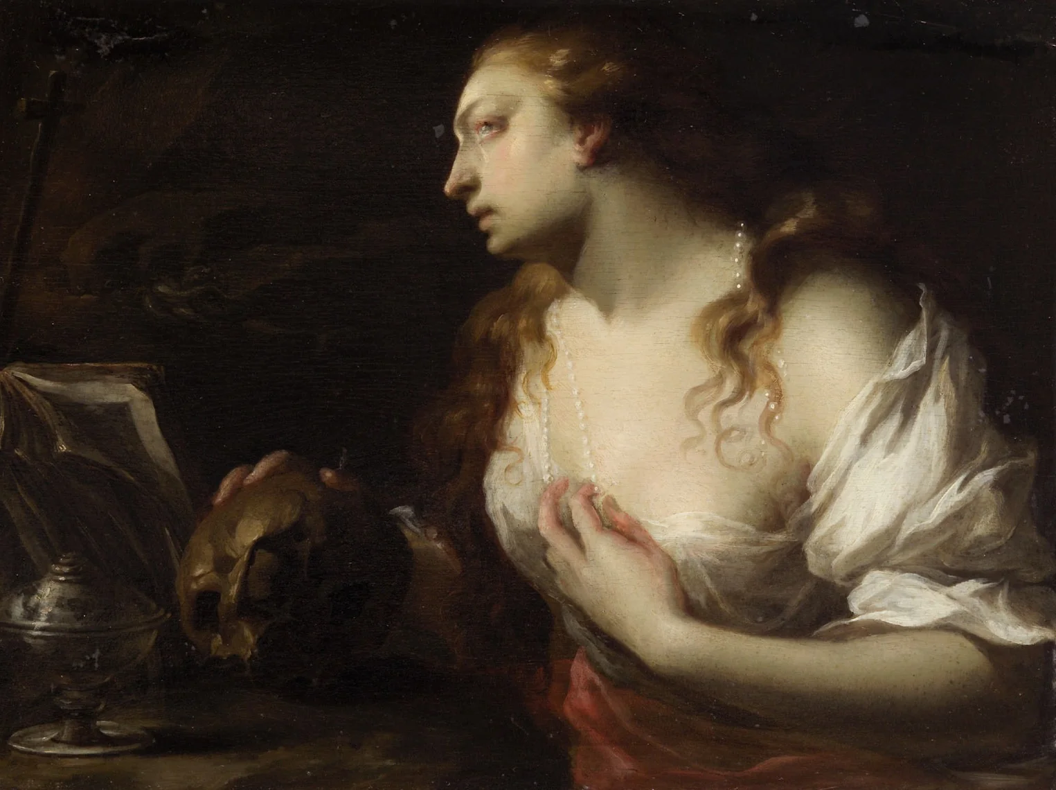 Penitent Mary Magdalene, detail