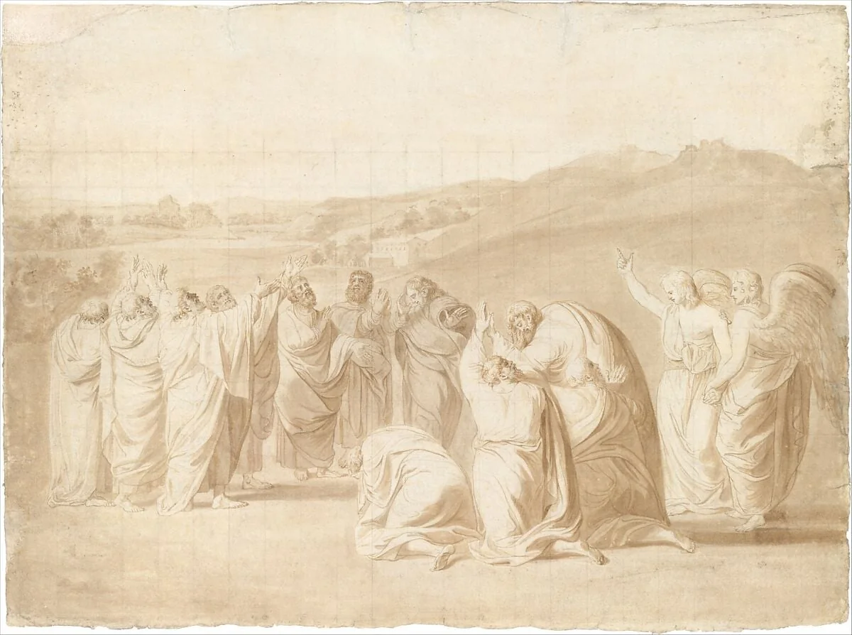 Study for "The Ascension", detail