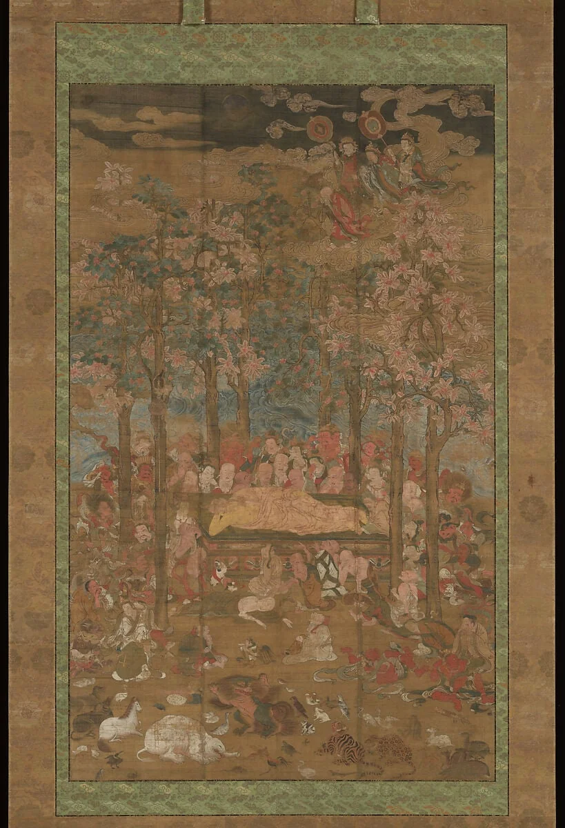 仏涅槃図|Death of the Historical Buddha (Nehan-zu), detail