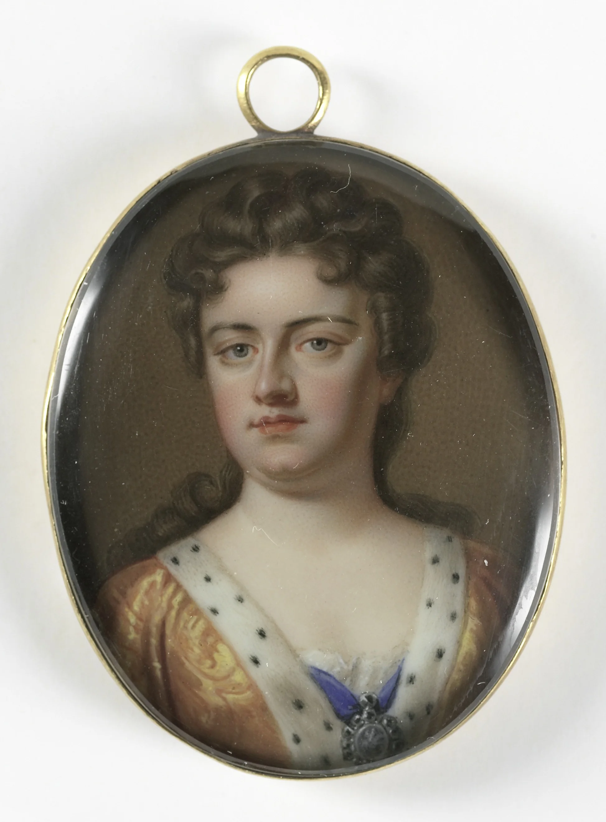 Anne Stuart (1665-1714), koningin van Engeland. Echtgenote van George van Denemarken, detail