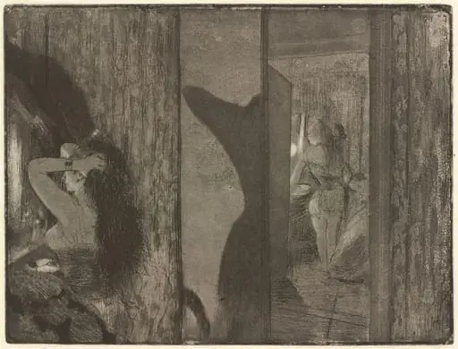 Actresses in Their Dressing Rooms, by Edgar Degas