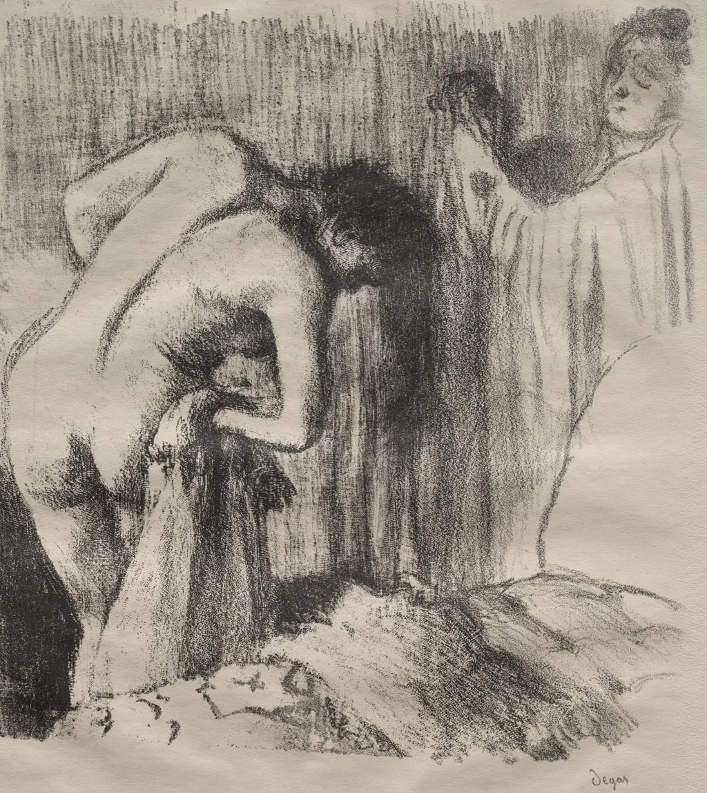 After the Bath III, by Edgar Degas, 1892