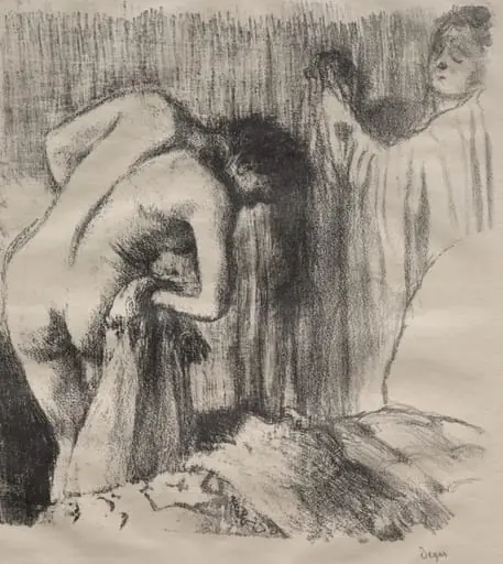 After the Bath III, by Edgar Degas