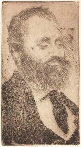 Alphonse Hirsch, by Edgar Degas
