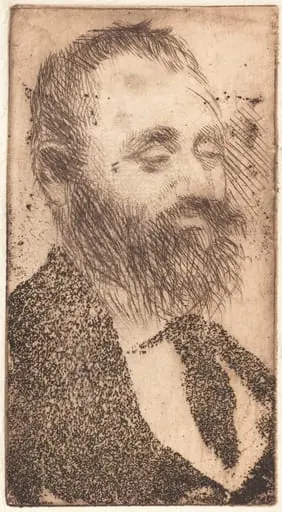 Alphonse Hirsch, by Edgar Degas