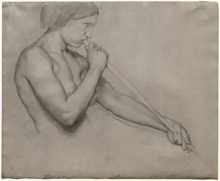 Angel Blowing a Trumpet
