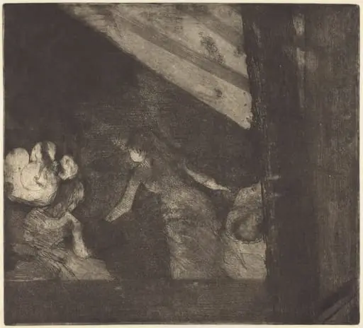 At the Cafe des Ambassadeurs (Aux Ambassadeurs), by Edgar Degas